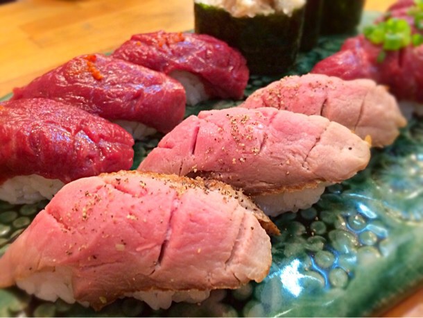 [Å] これはやばい！恵比寿横丁「肉寿司」が超豪華・激ウマ・絶対行くべし・お肉の数々！！ 