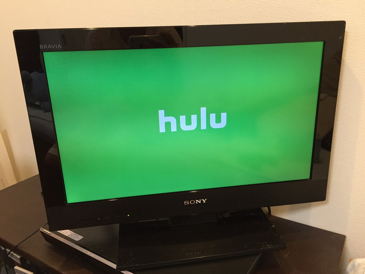 HuluをChromecastを経由してテレビで見る