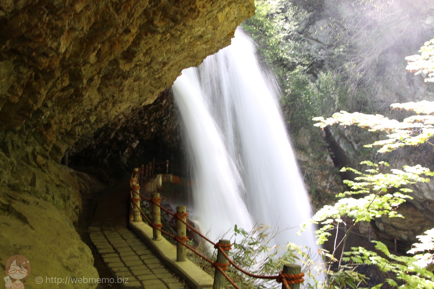 長野観光「雷滝」は至近距離で滝を体感できる滝初心者も安心の豪快・裏見滝