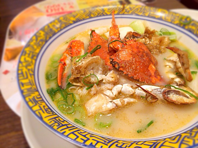 バーミヤン 渡蟹の上海刀削麺