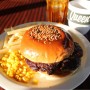 [Å] 福生バーガー 16号線沿い「デモデダイナー」のハンバーガーがジューシーすぎて凄い！