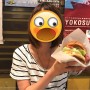横須賀 ネイビーバーガー「ツナミ」のジョージ・ワシントン 580gを完食！女性も意外といける！